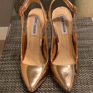 Rose Flair Steve Madden Sling Backs
